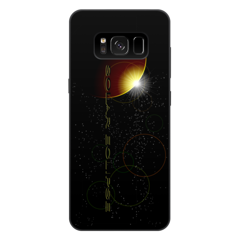 Printio Чехол для Samsung Galaxy S8 Plus, объёмная печать Затмение солнца. printio чехол для samsung galaxy s8 объёмная печать покорение космоса