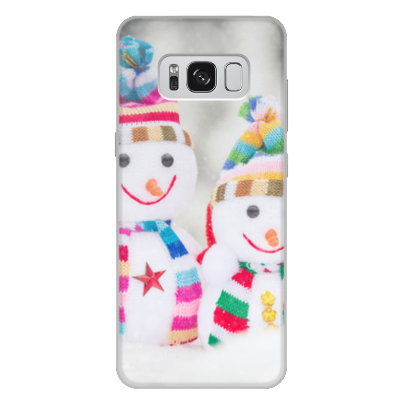 Printio Чехол для Samsung Galaxy S8 Plus, объёмная печать Снеговик printio чехол для samsung galaxy s8 plus объёмная печать милый снеговик