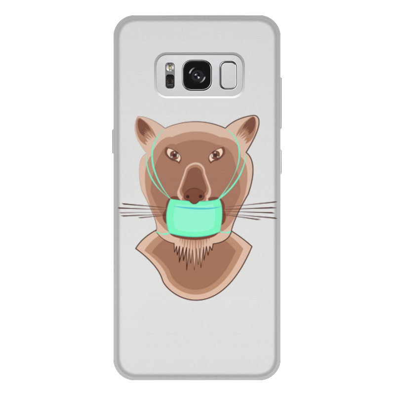 Printio Чехол для Samsung Galaxy S8 Plus, объёмная печать Львица в маске printio чехол для samsung galaxy s8 plus объёмная печать пантера в маске