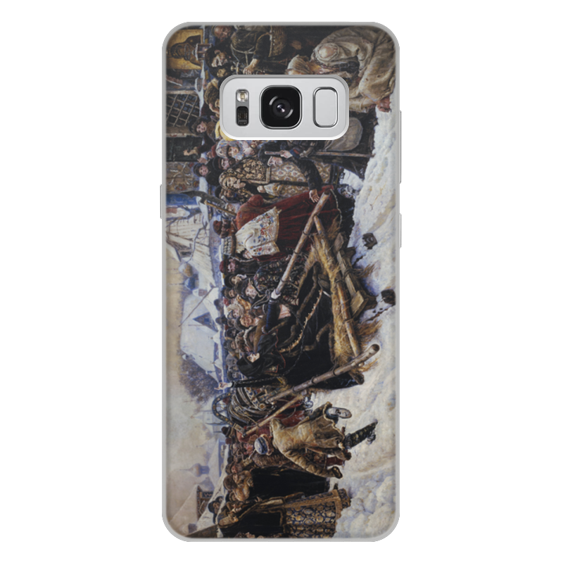 Printio Чехол для Samsung Galaxy S8 Plus, объёмная печать Боярыня морозова (картина в. и. сурикова)