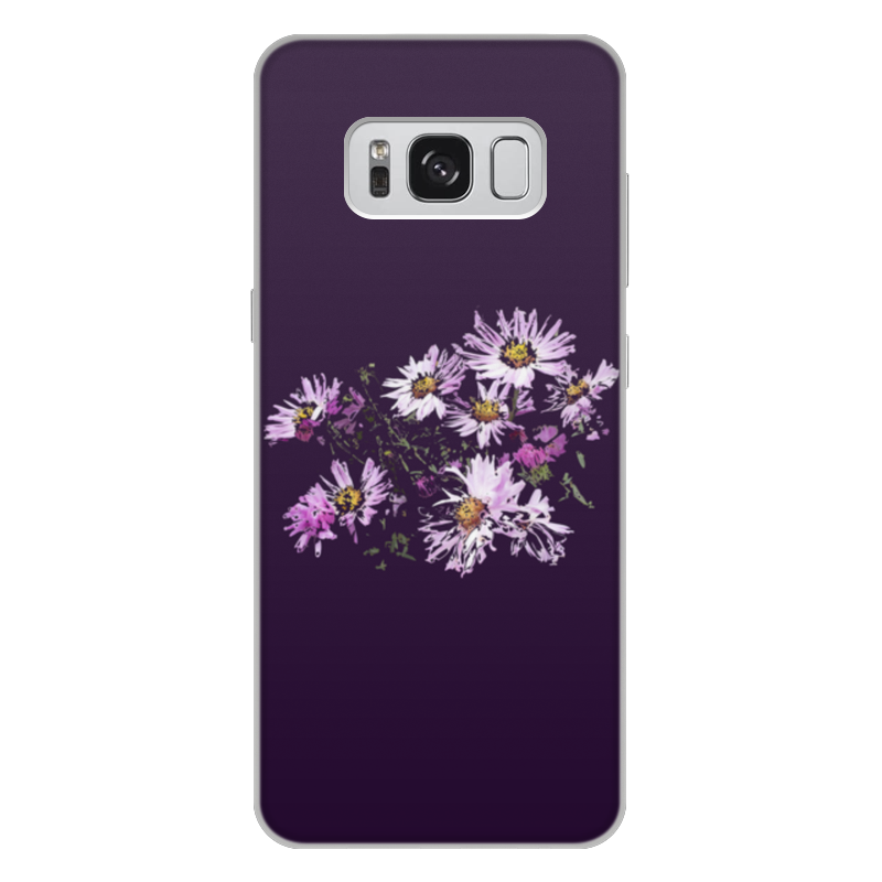 Printio Чехол для Samsung Galaxy S8 Plus, объёмная печать Арт-хризантемы