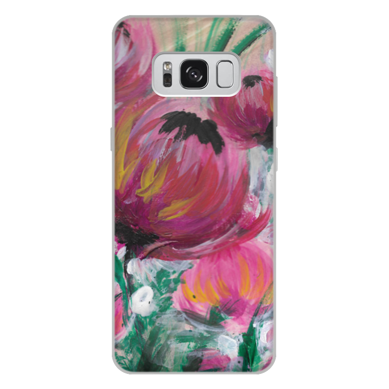 Printio Чехол для Samsung Galaxy S8 Plus, объёмная печать Полевые цветы printio чехол для samsung galaxy s8 plus объёмная печать полевые цветы