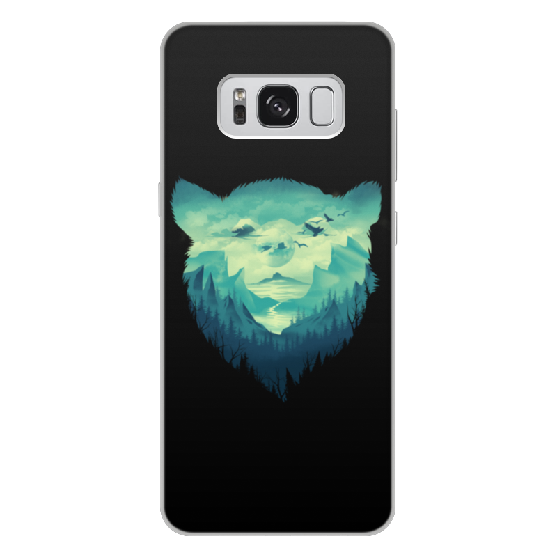 Printio Чехол для Samsung Galaxy S8 Plus, объёмная печать Медвежий край