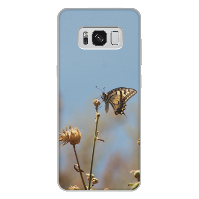 Printio Чехол для Samsung Galaxy S8 Plus, объёмная печать Бабочка махаон printio чехол для samsung galaxy s7 объёмная печать бабочка махаон