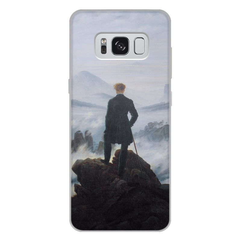 Printio Чехол для Samsung Galaxy S8 Plus, объёмная печать Странник над морем тумана