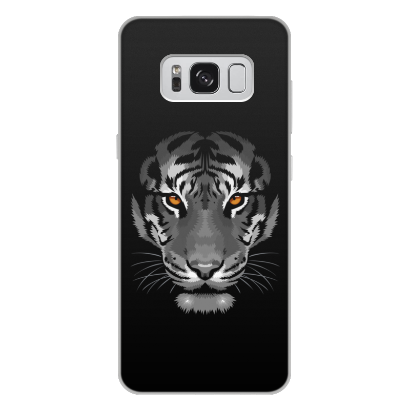 Printio Чехол для Samsung Galaxy S8 Plus, объёмная печать Белый тигр