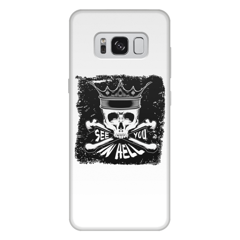 Printio Чехол для Samsung Galaxy S8 Plus, объёмная печать See you in hell printio чехол для iphone 8 объёмная печать see you in hell
