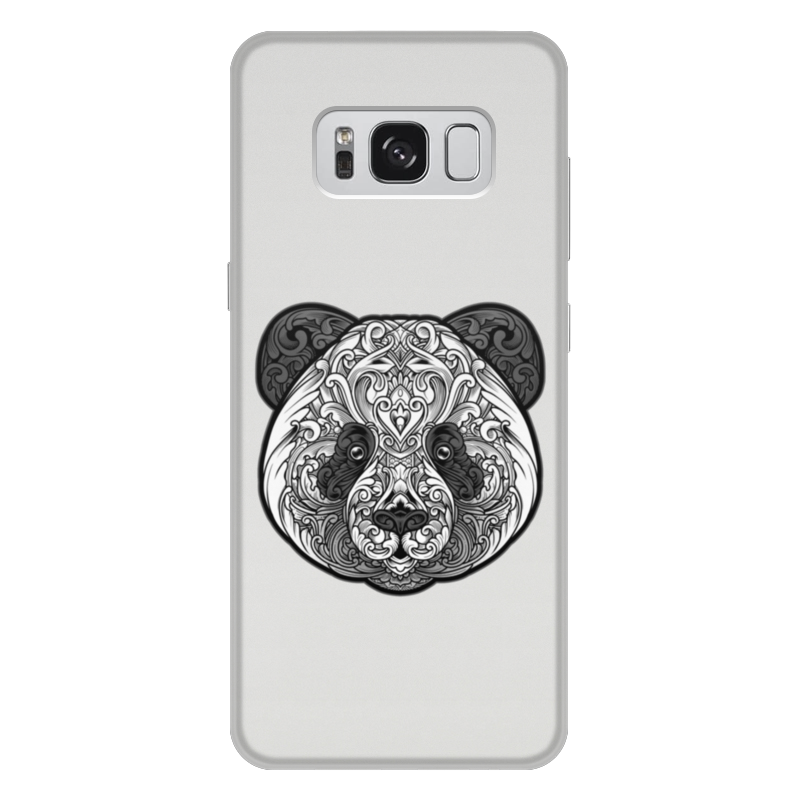 Printio Чехол для Samsung Galaxy S8 Plus, объёмная печать Узорная панда printio чехол для iphone 6 объёмная печать узорная панда