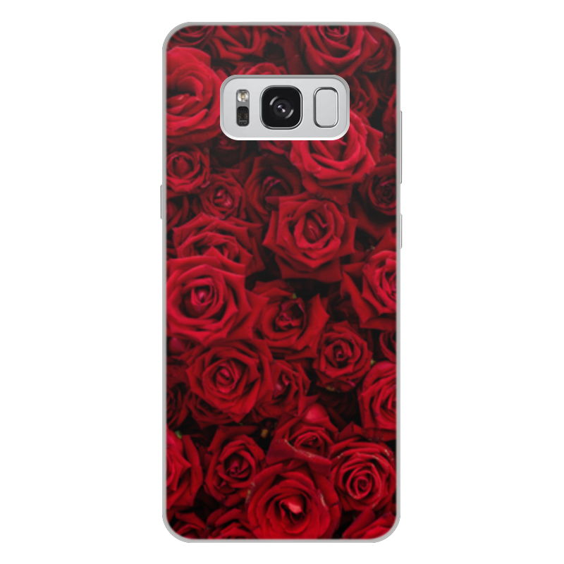 Printio Чехол для Samsung Galaxy S8 Plus, объёмная печать Сад роз printio чехол для samsung galaxy s8 объёмная печать сад роз
