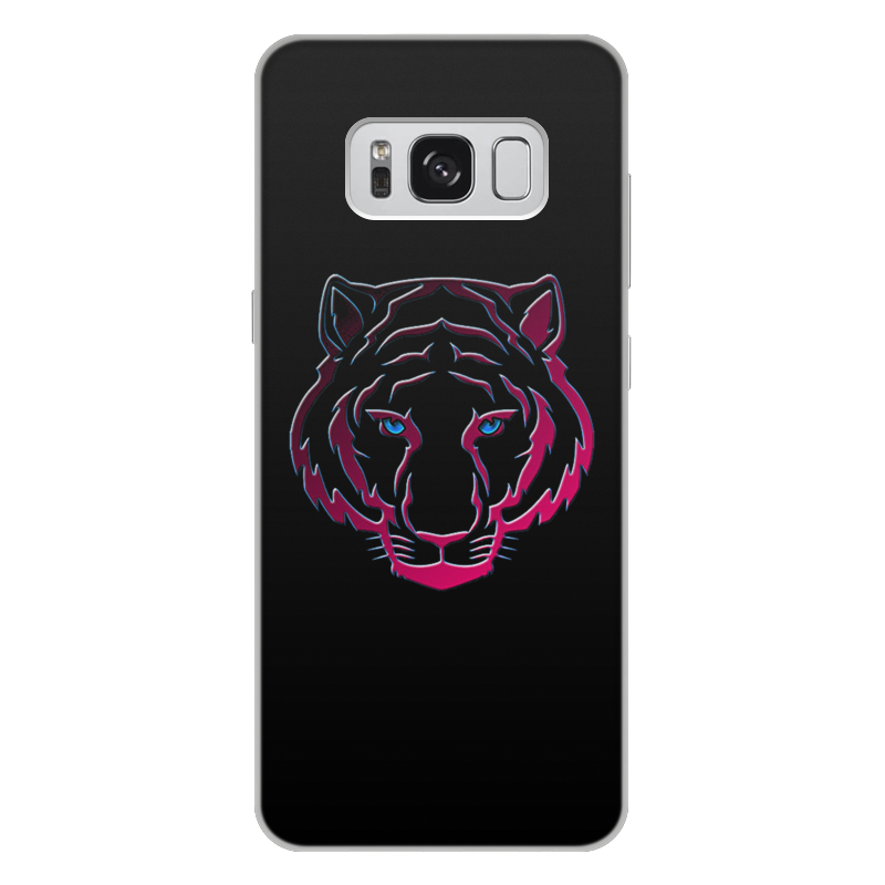 Printio Чехол для Samsung Galaxy S8 Plus, объёмная печать Тигры цена и фото