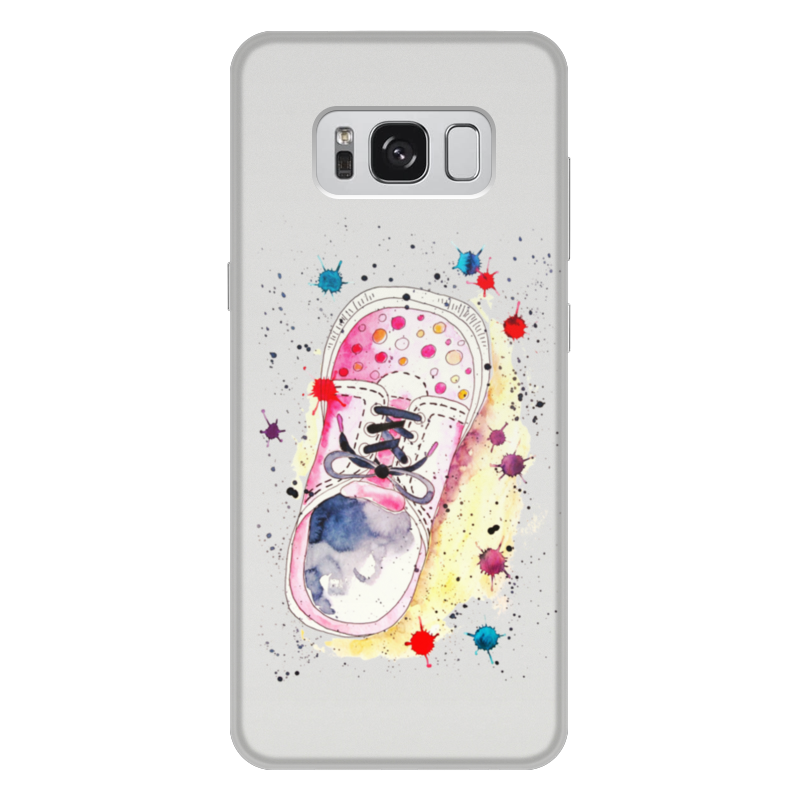 Printio Чехол для Samsung Galaxy S8 Plus, объёмная печать Летние кеды жидкий чехол с блестками пятна коровы черные на samsung galaxy a50 самсунг галакси а50
