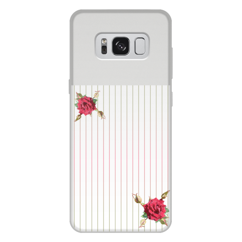 Printio Чехол для Samsung Galaxy S8 Plus, объёмная печать Rose low poly vector жидкий чехол с блестками девушка в купальнике нарисованная на samsung galaxy a5 2017 самсунг галакси а5 2017