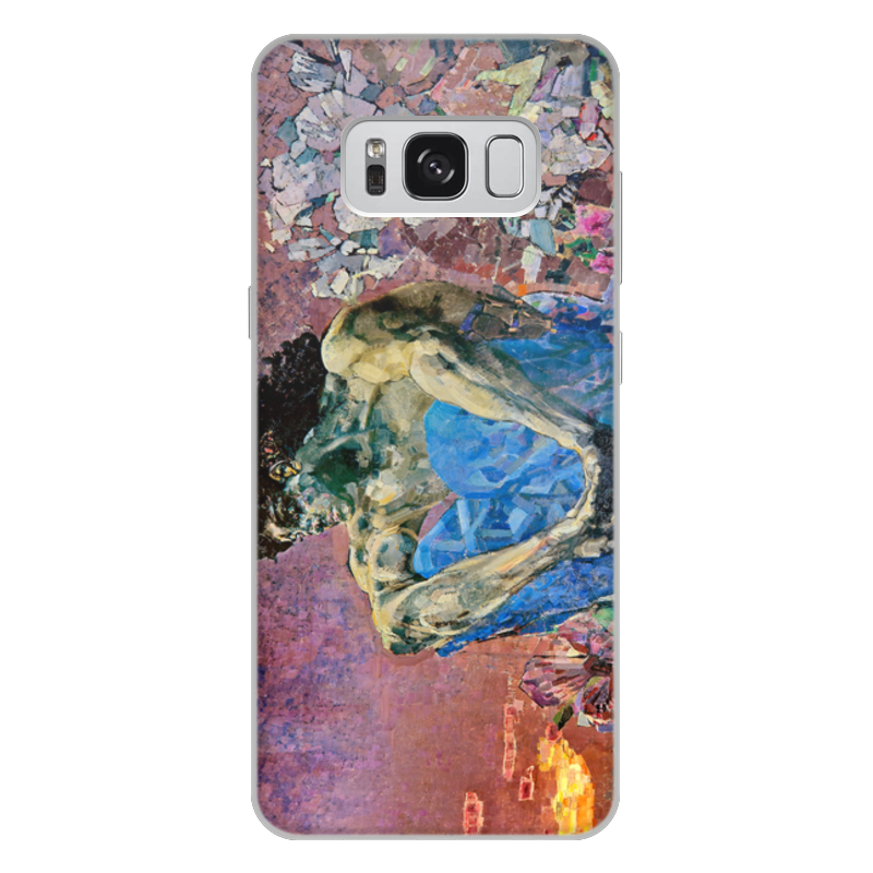 Printio Чехол для Samsung Galaxy S8 Plus, объёмная печать Демон сидящий (михаил врубель) printio чехол для samsung galaxy note 2 царевна лебедь картина врубеля