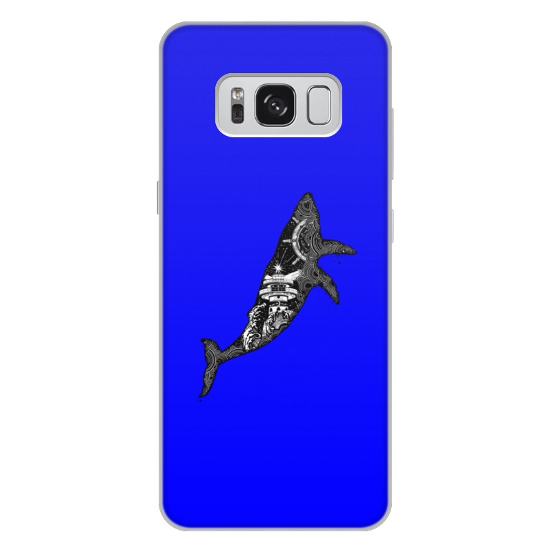 Printio Чехол для Samsung Galaxy S8 Plus, объёмная печать Кит и море printio чехол для samsung galaxy s8 объёмная печать кит и море
