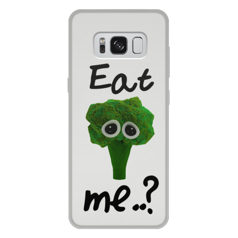 Printio Чехол для Samsung Galaxy S8 Plus, объёмная печать Eat me..? printio чехол для samsung galaxy note 2 eat me