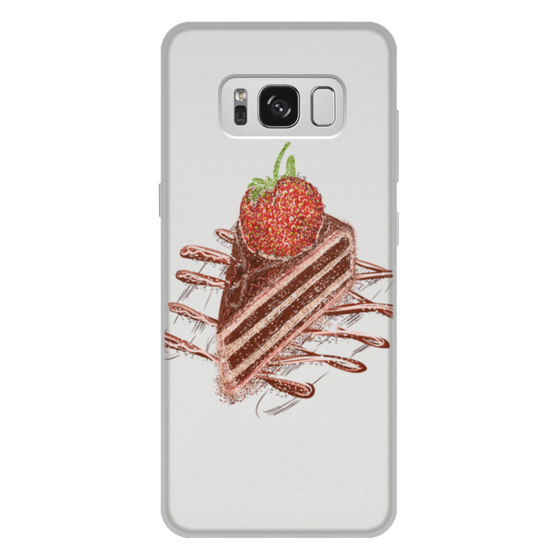 Printio Чехол для Samsung Galaxy S8 Plus, объёмная печать Порция торта printio чехол для samsung galaxy s7 объёмная печать порция торта