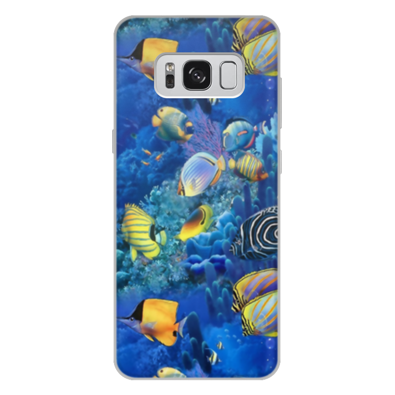 Printio Чехол для Samsung Galaxy S8 Plus, объёмная печать Морской риф printio чехол для samsung galaxy s8 plus объёмная печать морской риф