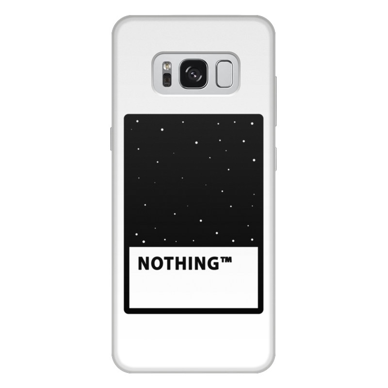 Printio Чехол для Samsung Galaxy S8 Plus, объёмная печать Nothing