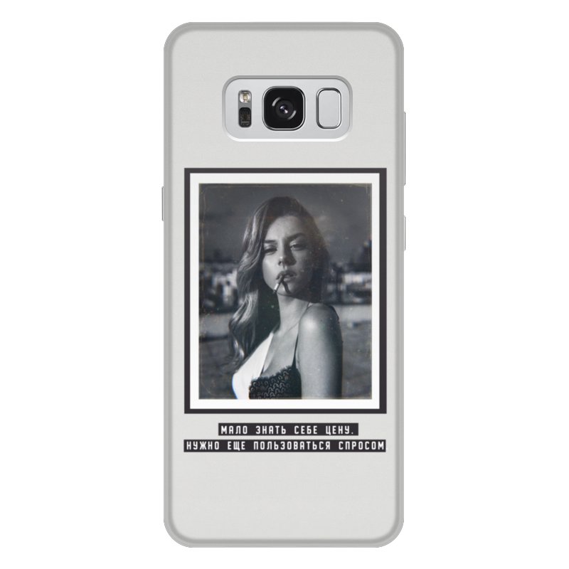Printio Чехол для Samsung Galaxy S8 Plus, объёмная печать Элита / elite