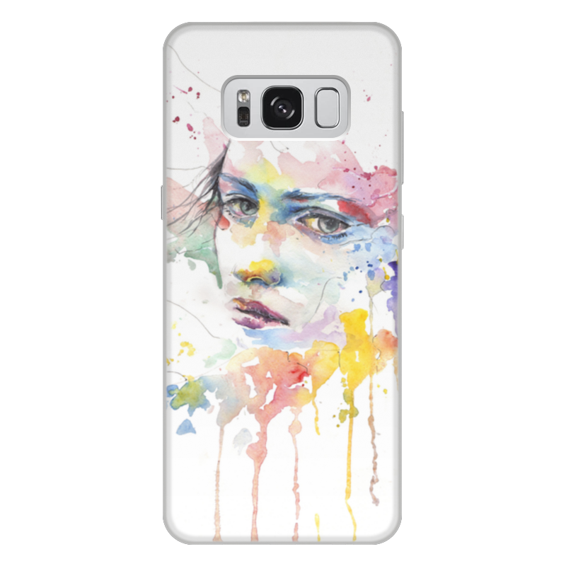 Printio Чехол для Samsung Galaxy S8 Plus, объёмная печать Абстрактная акварель re paчехол накладка artcolor для samsung galaxy s9 plus с принтом акварельная красота