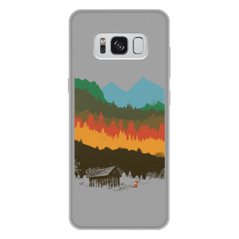 Printio Чехол для Samsung Galaxy S8 Plus, объёмная печать Дикая природа printio чехол для samsung galaxy s8 объёмная печать зимний пейзаж