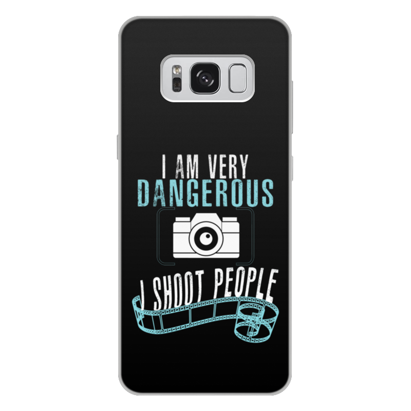 Printio Чехол для Samsung Galaxy S8 Plus, объёмная печать Опасный фотограф