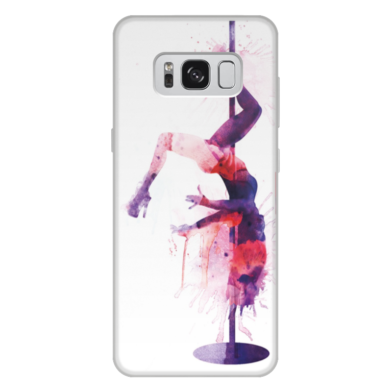 Printio Чехол для Samsung Galaxy S8 Plus, объёмная печать Pole dance