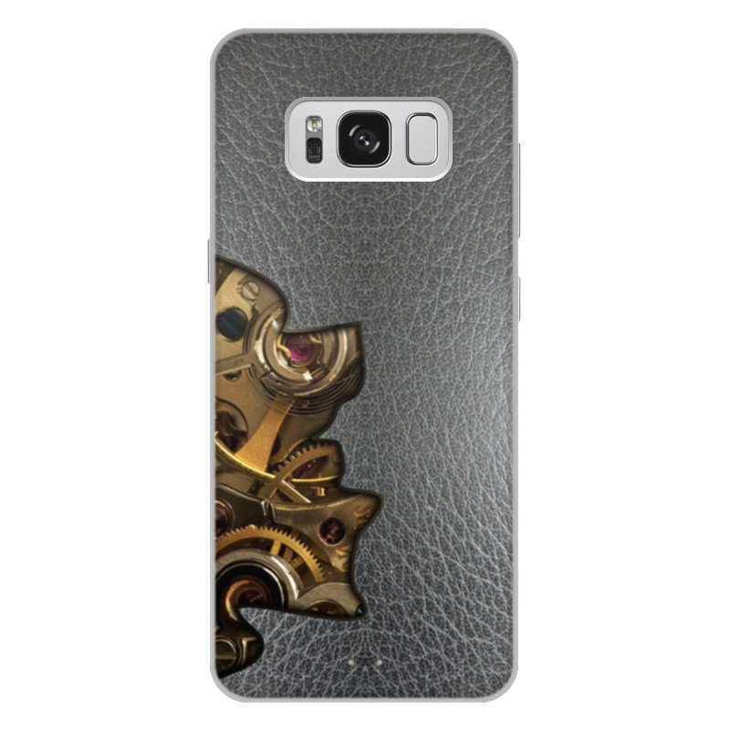 Printio Чехол для Samsung Galaxy S8 Plus, объёмная печать Внутренний мир телефона (шестеренки). printio чехол для samsung galaxy s8 plus объёмная печать осеннее настроение
