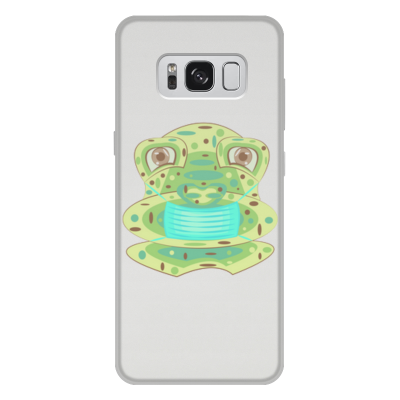 Printio Чехол для Samsung Galaxy S8 Plus, объёмная печать Жаба в маске printio чехол для samsung galaxy s8 plus объёмная печать пантера в маске