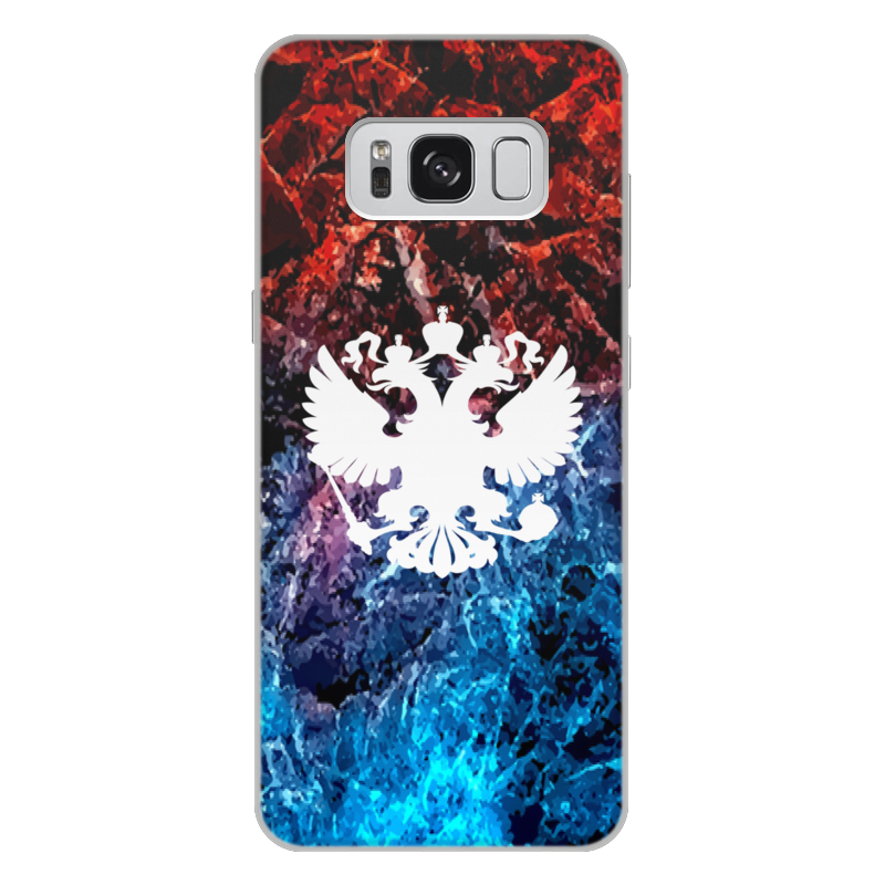 Printio Чехол для Samsung Galaxy S8 Plus, объёмная печать Флаг россии printio чехол для samsung galaxy s8 объёмная печать флаг россии