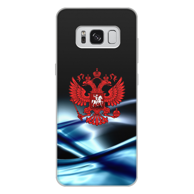 Printio Чехол для Samsung Galaxy S8 Plus, объёмная печать Герб россии