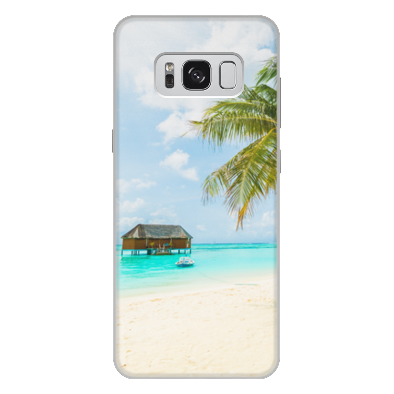 Printio Чехол для Samsung Galaxy S8 Plus, объёмная печать Морской пляж printio чехол для samsung galaxy s8 plus объёмная печать морской пляж