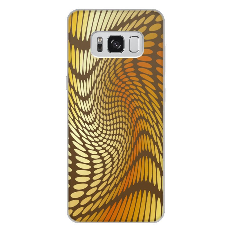 Printio Чехол для Samsung Galaxy S8 Plus, объёмная печать Волны