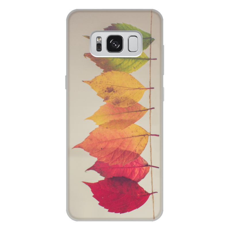 Printio Чехол для Samsung Galaxy S8 Plus, объёмная печать Осень цена и фото