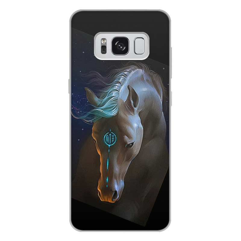 Printio Чехол для Samsung Galaxy S8 Plus, объёмная печать Животные фэнтези. лошади