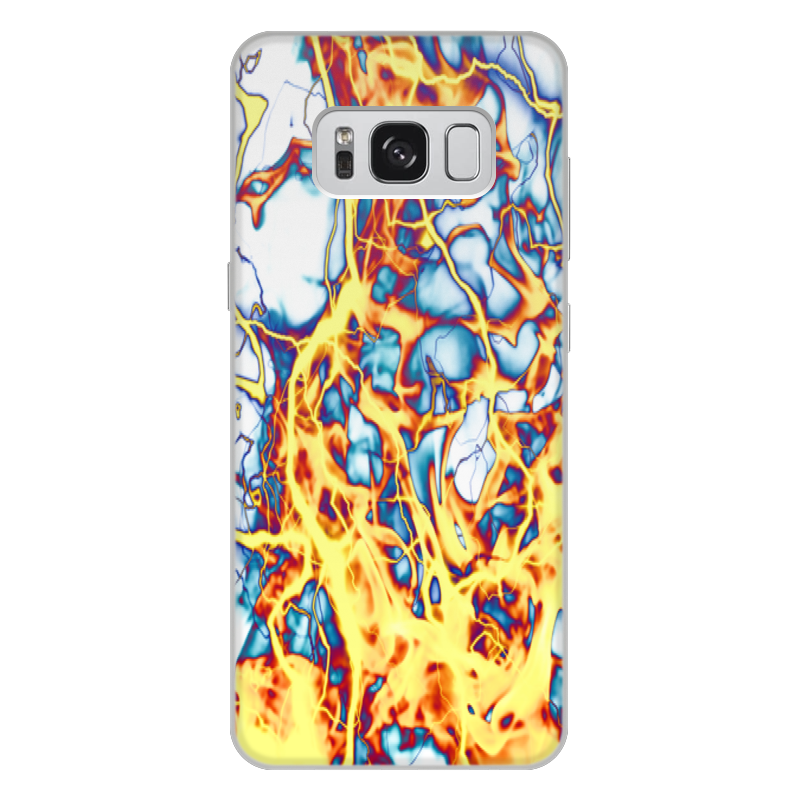 Printio Чехол для Samsung Galaxy S8 Plus, объёмная печать Пламя printio чехол для samsung galaxy s8 объёмная печать пламя огня