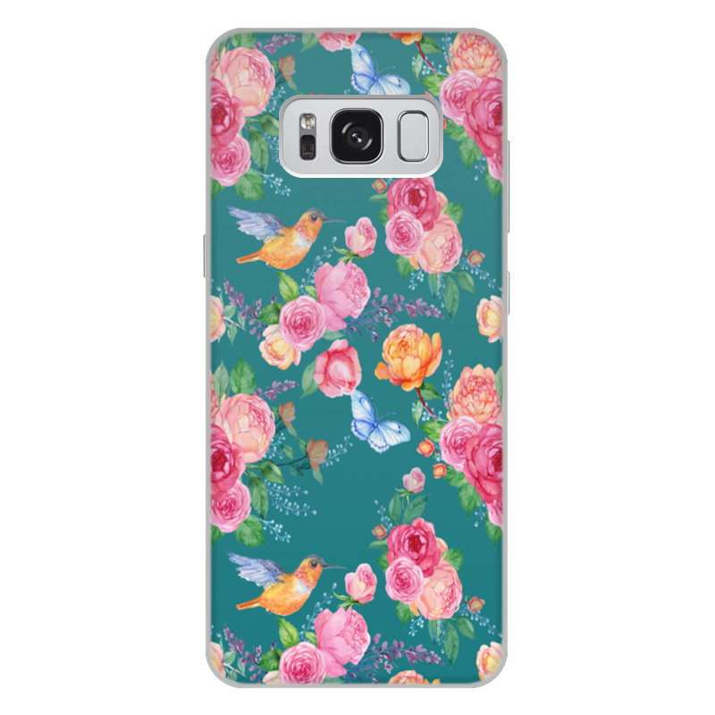 Printio Чехол для Samsung Galaxy S8 Plus, объёмная печать Цветы printio чехол для samsung galaxy s8 plus объёмная печать пляж моря