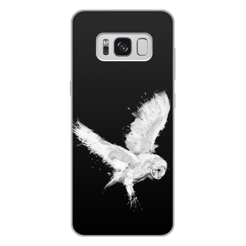Printio Чехол для Samsung Galaxy S8 Plus, объёмная печать Белая сова printio чехол для samsung galaxy s8 plus объёмная печать радужная сова