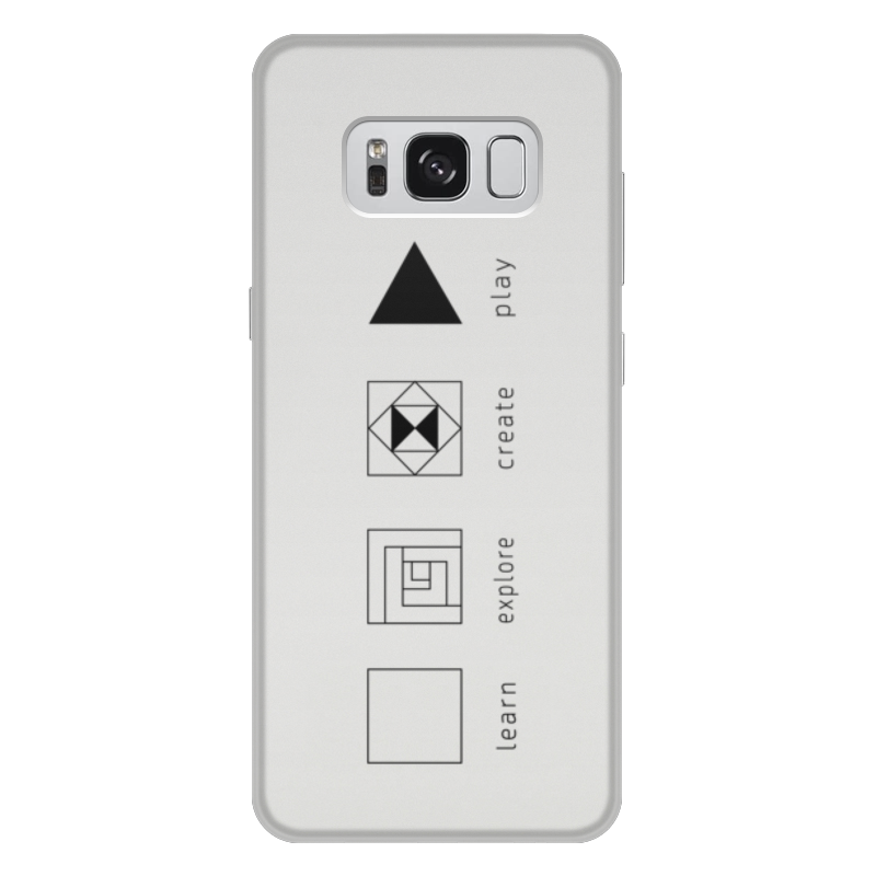 Printio Чехол для Samsung Galaxy S8 Plus, объёмная печать Творческий процесс printio чехол для iphone 6 plus объёмная печать творческий процесс