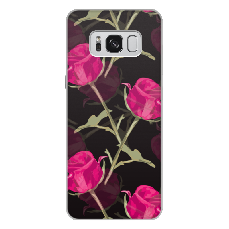 Printio Чехол для Samsung Galaxy S8 Plus, объёмная печать бутоны роз