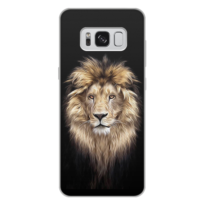 Printio Чехол для Samsung Galaxy S8 Plus, объёмная печать Лев. живая природа