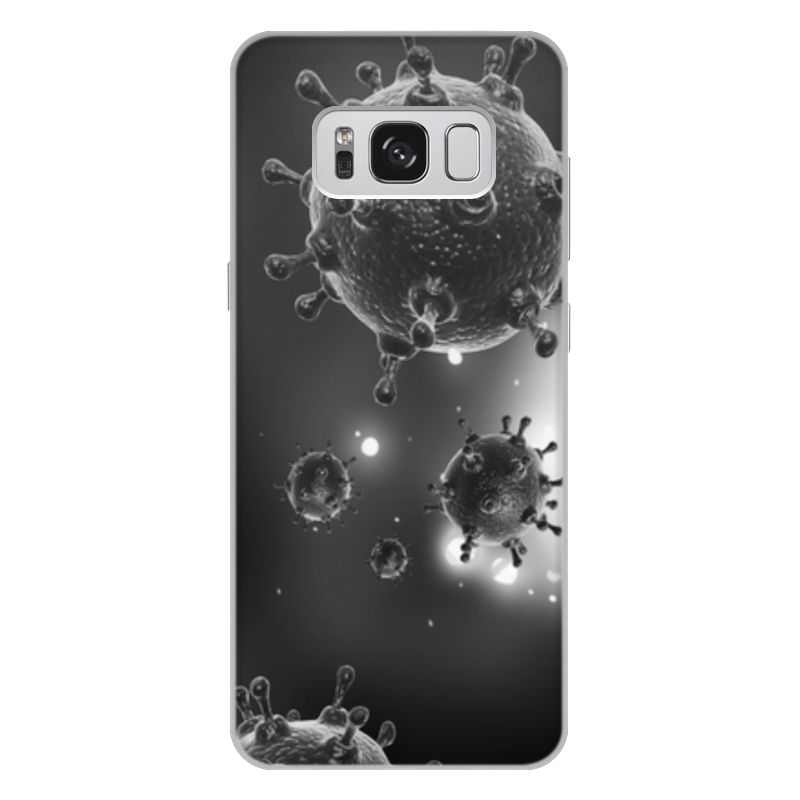 Printio Чехол для Samsung Galaxy S8 Plus, объёмная печать микробы printio чехол для samsung galaxy s8 plus объёмная печать микробы