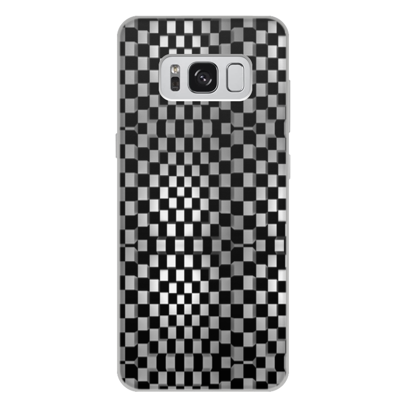 Printio Чехол для Samsung Galaxy S8 Plus, объёмная печать Квадраты printio чехол для samsung galaxy s8 plus объёмная печать цветочные узоры 4