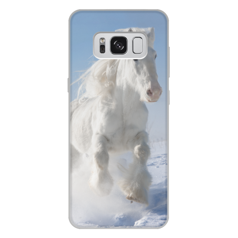 Printio Чехол для Samsung Galaxy S8 Plus, объёмная печать Лошадь