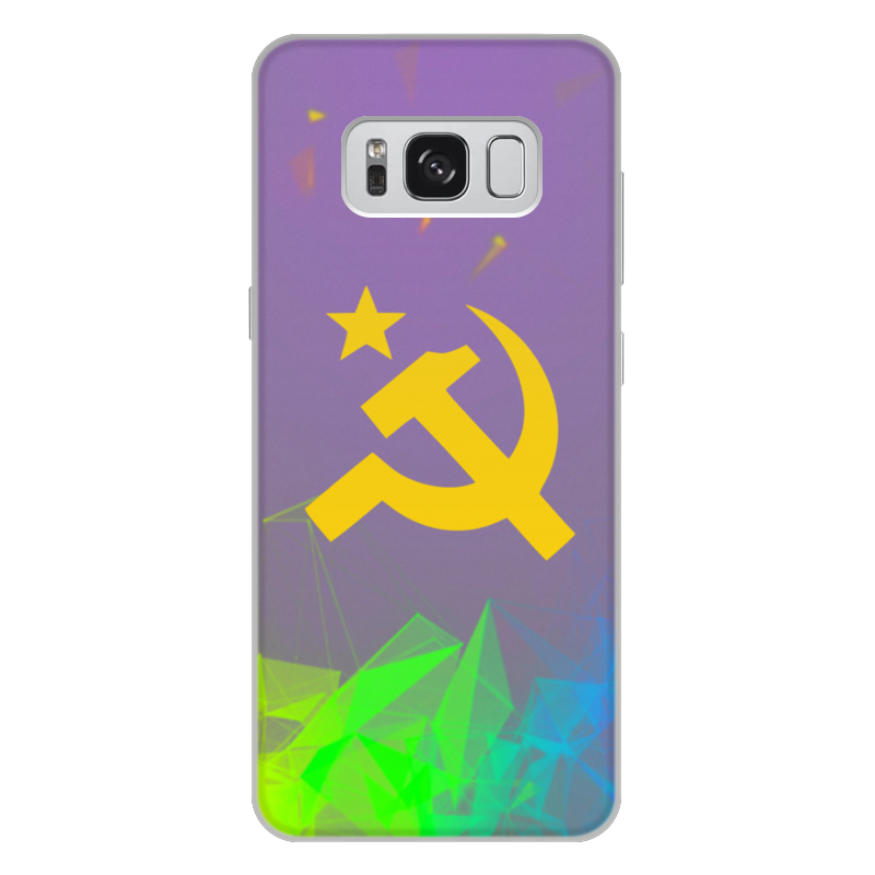 Printio Чехол для Samsung Galaxy S8 Plus, объёмная печать Советский союз