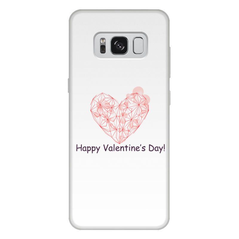Printio Чехол для Samsung Galaxy S8 Plus, объёмная печать low poly heart