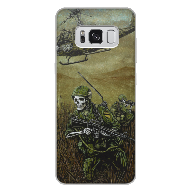 Printio Чехол для Samsung Galaxy S8 Plus, объёмная печать Война