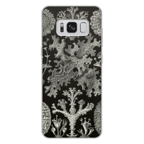 Заказать чехол для Samsung Galaxy S8/S8 Plus в Москве. Чехол для Samsung Galaxy S8 Plus, объёмная печать Лишайники (Lichenes, Ernst Haeckel) от Apfelbaum - готовые дизайны и нанесение принтов.