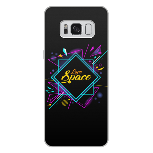 Заказать чехол для Samsung Galaxy S8/S8 Plus в Москве. Чехол для Samsung Galaxy S8 Plus, объёмная печать Love Space от The Spaceway  - готовые дизайны и нанесение принтов.