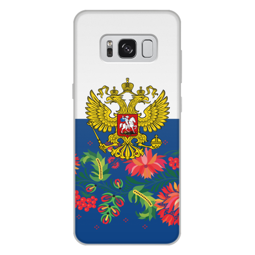 Заказать чехол для Samsung Galaxy S8/S8 Plus в Москве. Чехол для Samsung Galaxy S8 Plus, объёмная печать Хохлома от THE_NISE  - готовые дизайны и нанесение принтов.